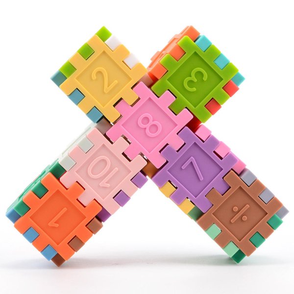 Wholesale Silicone Building Block Toy Kids