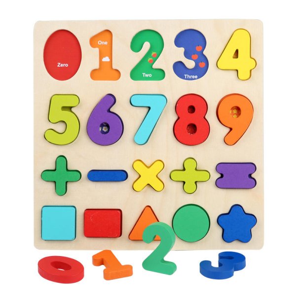 Wooden Puzzle Toys Montessori Educational Toy for Kids