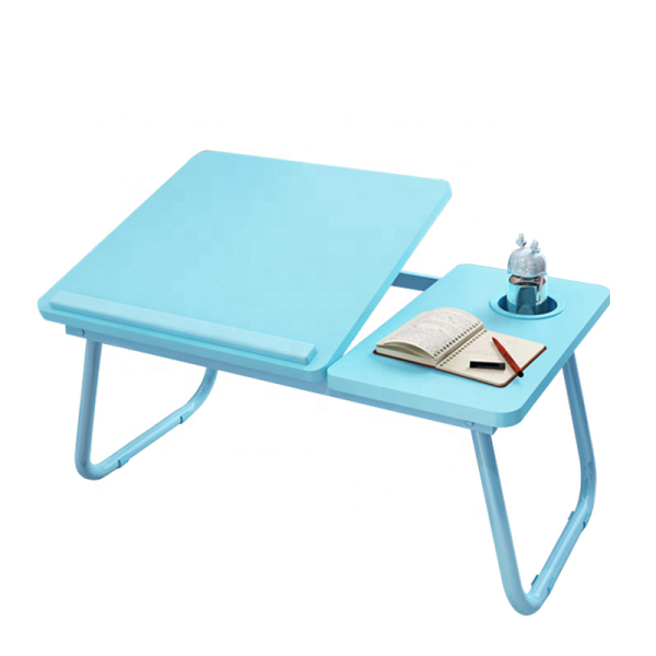 Office Folding Wooden Laptop Table Foldable Computer   random graphic