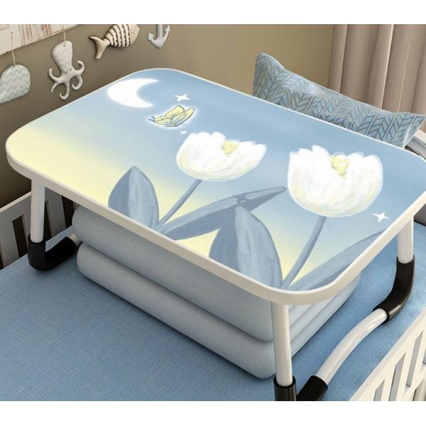 Kids Baby Children Study Reading Foldable Folding Laptop Desk  random graphic