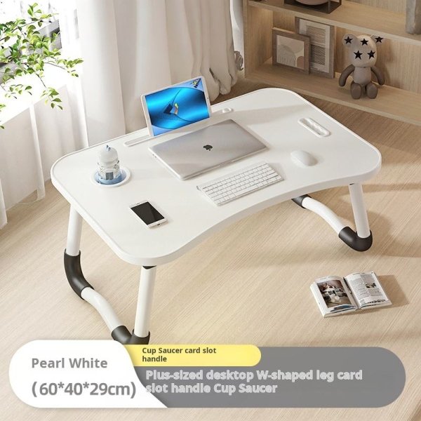 Modern Portable Foldable MDF Computer Desk   random graphic
