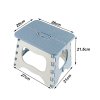 High Quality Foldable Base Footrest Plastic Folding Stool
