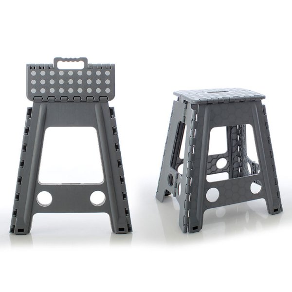 Handle Plastic Foldable Foldable Folding Step Stool for Adults and Kids