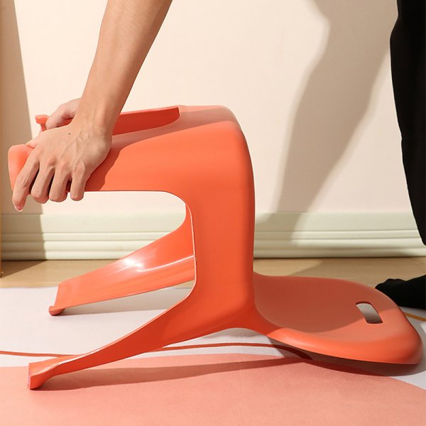 Wholesale Modern Colorful Plastic Kids Chair   random graphic