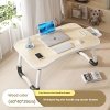 Modern Portable Foldable MDF Computer Desk   random graphic