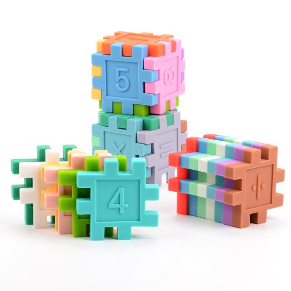 Wholesale Silicone Building Block Toy Kids