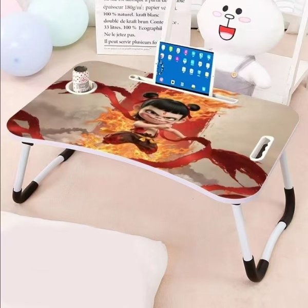 Hcabf6e2cb0ce48dab355b145f135bab2s.jpg Bed Stand Tray Kids Children Study Table Desk *random graphic