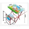Folding Table Folding Chair Kids Desk Children Chair with Cartoon Design   random graphic