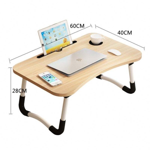Eco-Friendly Foldable Laptop Table Computer Desk Bed Table for Kids  random graphic