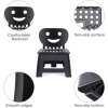 Folding Step Stool with Smile Back Support for Kids
